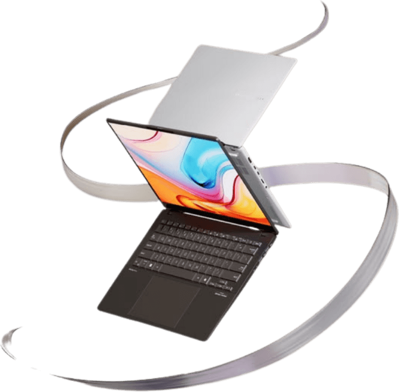 Laptops with a colorful display