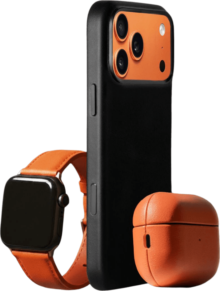 Phone, watch, and earbuds